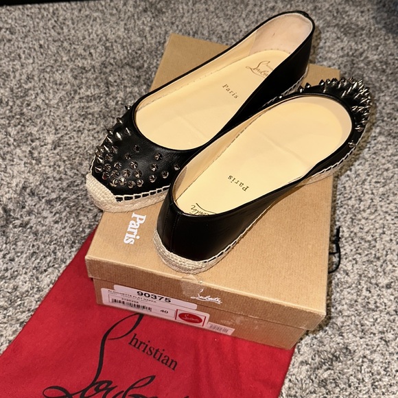 Christian Louboutin Aliochette Flat Nappa size 40 black - Picture 6 of 7